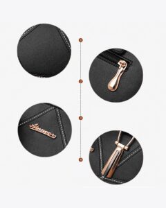 Ainvoer Black Hand & Shoulder Bag With Scarf Tassel