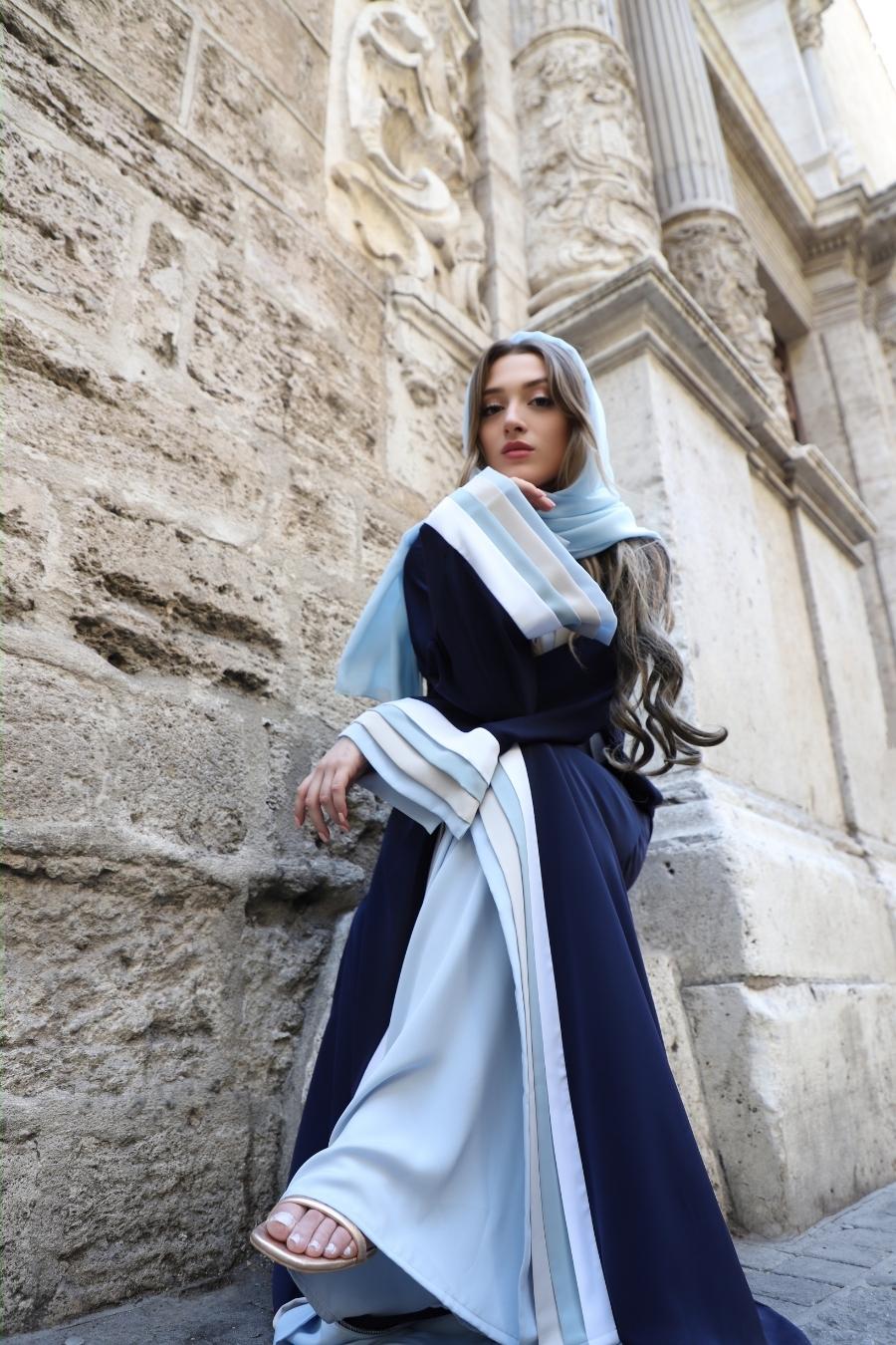 Abaya Set · Navy Blue