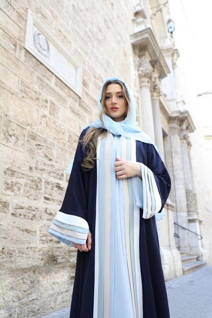 Abaya Set · Navy Blue